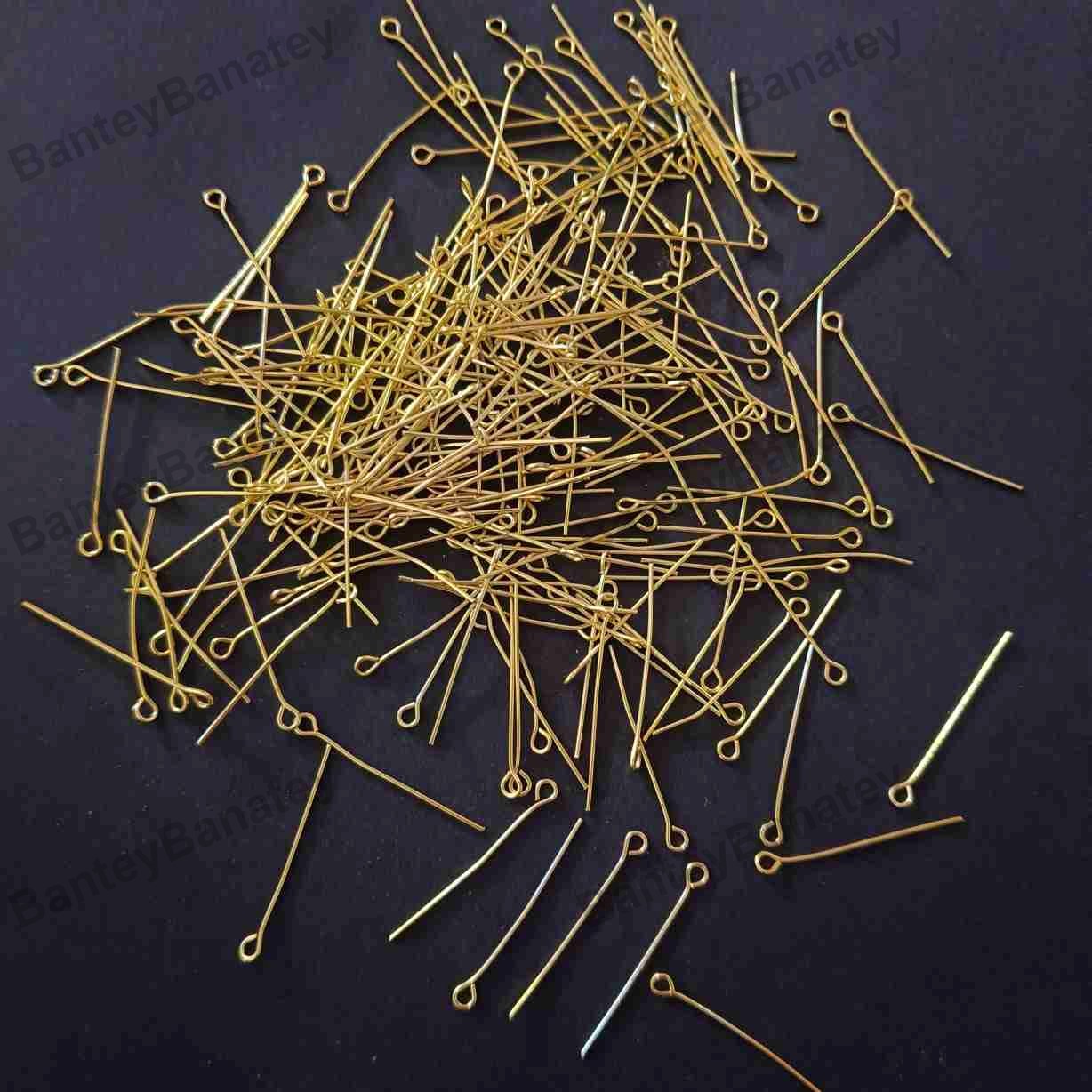Gold eye pins for jewellery (1)