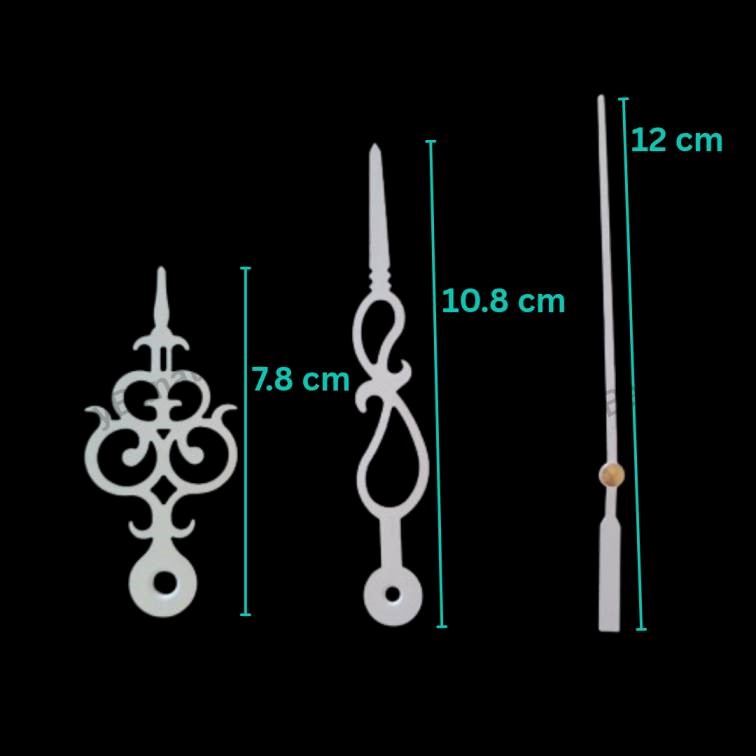White clock hands 1