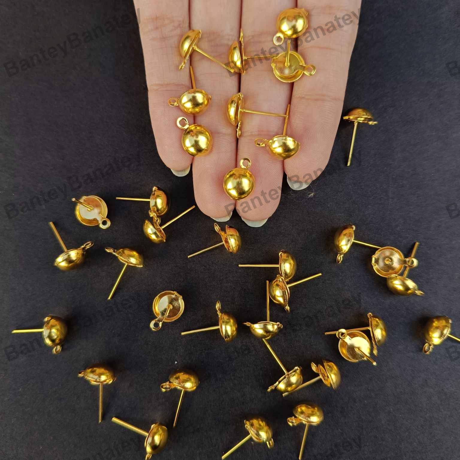 golden Earing studds half ball with closed loop