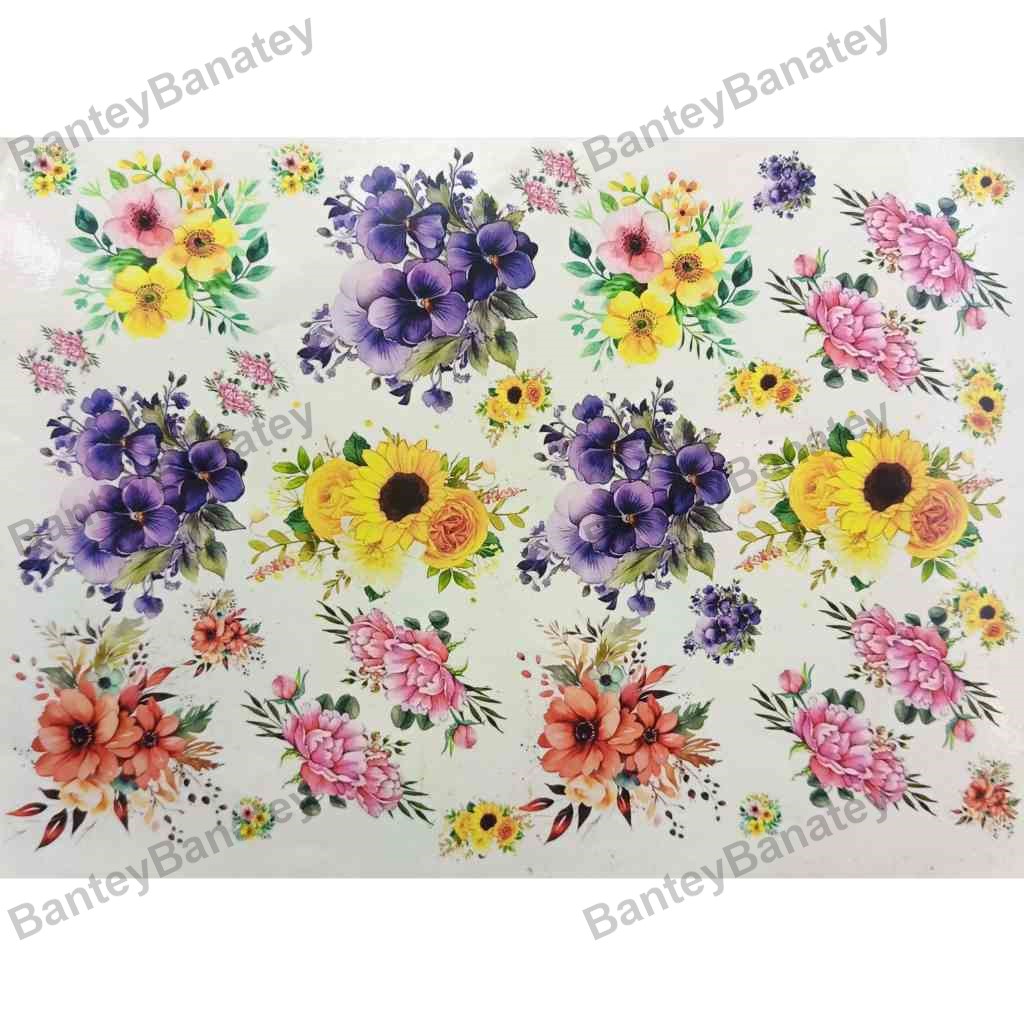 A4 Printed Sticker insert Sheet type 5